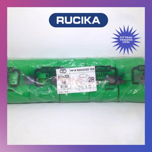 TERMURAH VLOK TEE 1 X 3/4 PPR REDUCER TEE 32 X PPR RUCIKA TIGRIS - Image 2