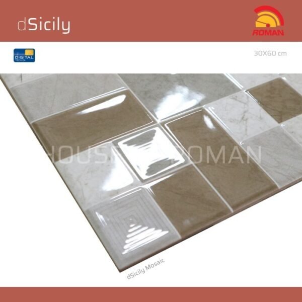 Termurah ROMAN KERAMIK dSicily Mosaic 30x60T W63729T - Image 3