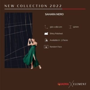 TERMURAH QUADRA GRANIT 320 x 160 BIG SIZE / BIG SLAB SAHARA NERO