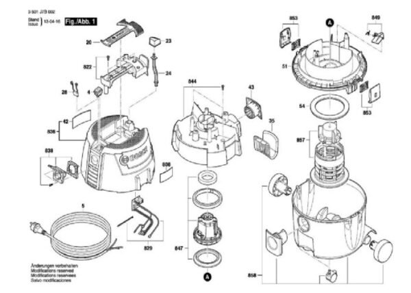 TERMURAH 1600A000LH BOSCH SWITCH GAS 20 L SFC / SPARE PART - Image 3