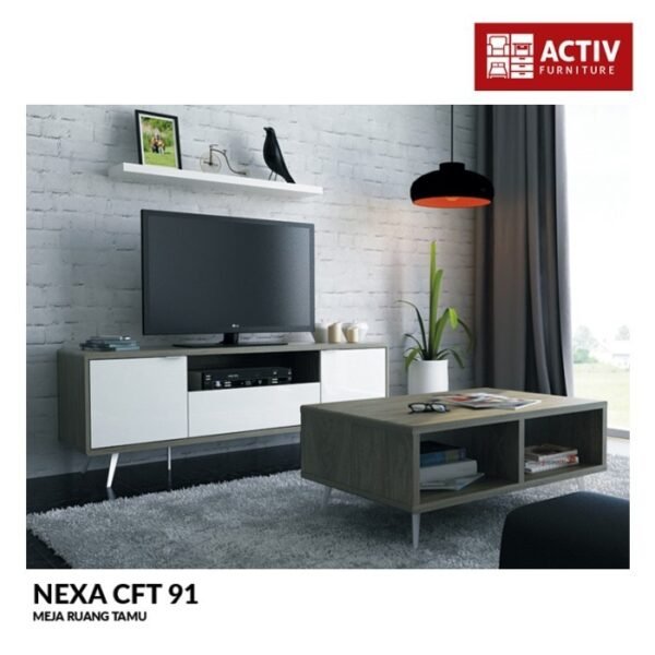 TERMURAH ACTIV FURNITURE NEXA RTV 153 RAK MEJA TV BUFFET MODERN - Image 4