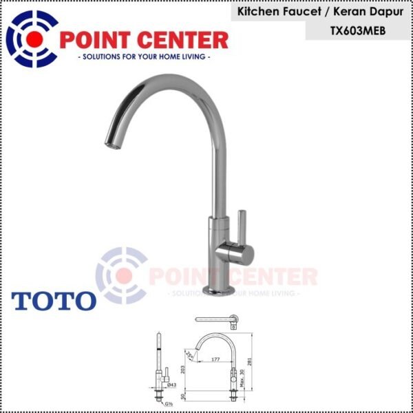 TERMURAH TOTO TX603MEB KRAN SINK/ KRAN CUCI PIRING