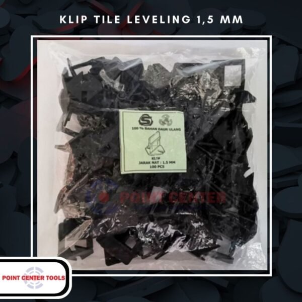 TERMURAH KLIP TILE LEVELING 1,5 MM / ALAT PERATA LANTAI HITAM - Image 3