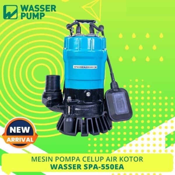 TERMURAH WASSER SPA-550 EA Submersible Drainage Pompa Celup Air Kotor - Image 2