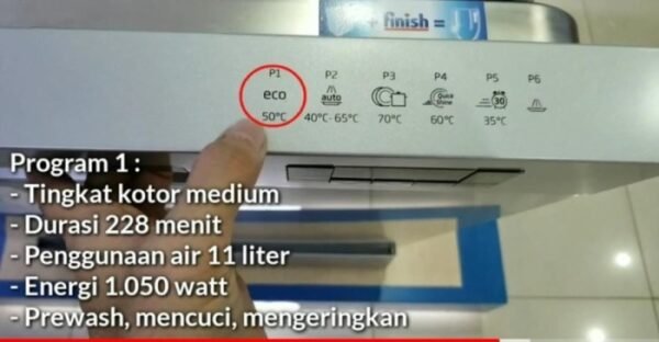 TERMURAH BEKO DFN16410X STANDING DISH WASHER Mesin Cuci Piring - Image 3