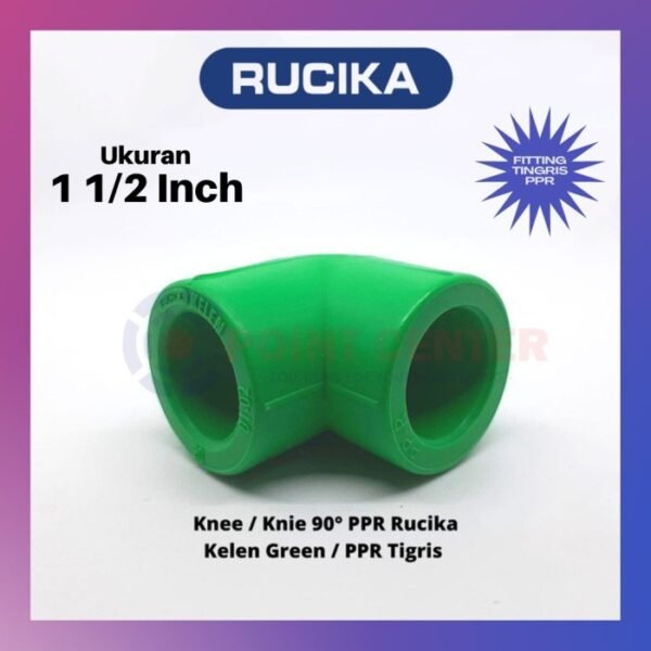 TERMURAH KNEE KNIE KENI PPR 1-1/2" 1-1/2 INCH 50MM ELBOW RUCIKA TIGRIS - Image 2