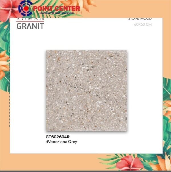 TERMURAH ROMAN GRANIT 60 X 60 GT602604R DVENEZIANA GREY