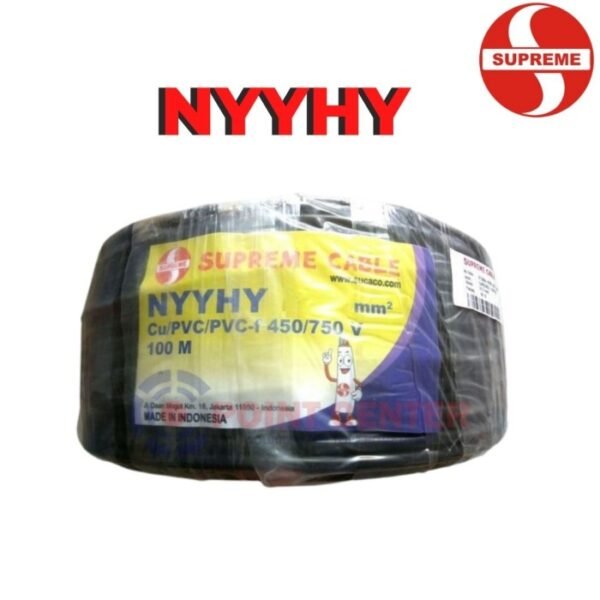 TERMURAH KABEL SUPREME NYYHY 2 X 1,5 2 X 1.5 PER ROLL 100M SERABUT