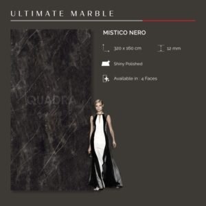 TERMURAH QUADRA GRANIT 320 X 160 BIG SIZE MISTICO NERO