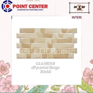 TERMURAH ROMAN KERAMIK 30 X 60 GL638058 DPYRAMID BEIGE GOL. AS