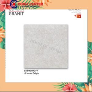TERMURAH ROMAN GRANIT 60 X 60 GLOSS GT609873FR DLINOSA GRIGIO (GLOSS)