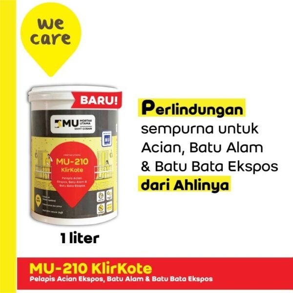 TERMURAH MORTAR UTAMA WEBER MU-210 KLIRKOTE PELAPIS ACIAN EKSPOS