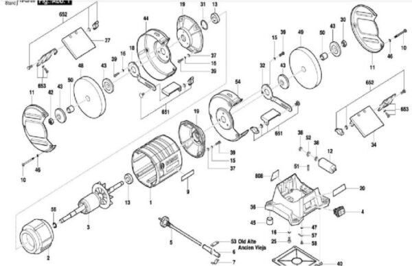 TERMURAH 1619PB1468 BOSCH FIELD STATOR GBG 35-15 / SPARE PART - Image 3
