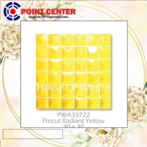 TERMURAH ROMAN KERAMIK PRE CUT 30 X 30 PWA33722 RADIANT YELLOW GOL B