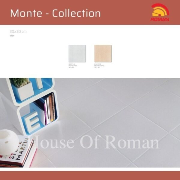 TERMURAH ROMAN KERAMIK 30 X 30 G337343 MONTE CREMA GOL B - Image 2