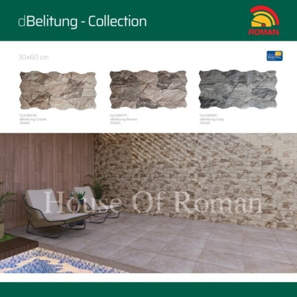 TERMURAH ROMAN KERAMIK 30 X 60 GL638078 DBELITUNG CREAM GOLONGAN AS - Image 4