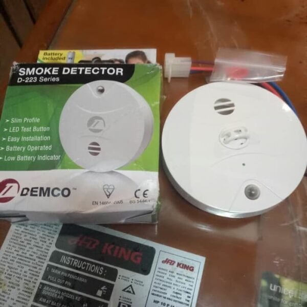 TERMURAH Alat DETEKSI ASAP SMOKE DETECTOR DEMCO D-223 Batrai D223