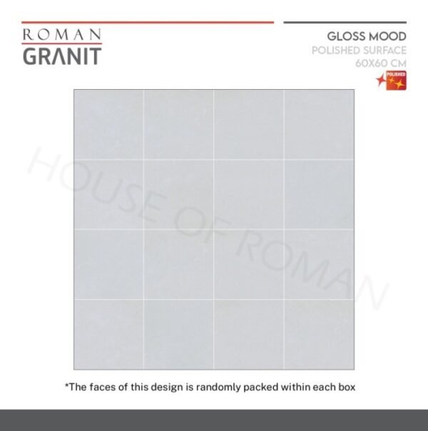TERMURAH ROMAN GRANIT 60 X 60 GT609830FR dNashville Grey - Image 2