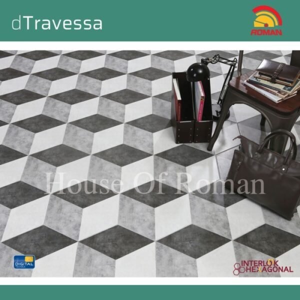TERMURAH ROMAN HEXAGONAL 34 X 39 GH348066 DTRAVESSA MEDIUM GOL A - Image 2