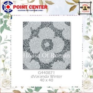 TERMURAH ROMAN KERAMIK 40 X 40 G440871 DVARANDA WINTER GOL B