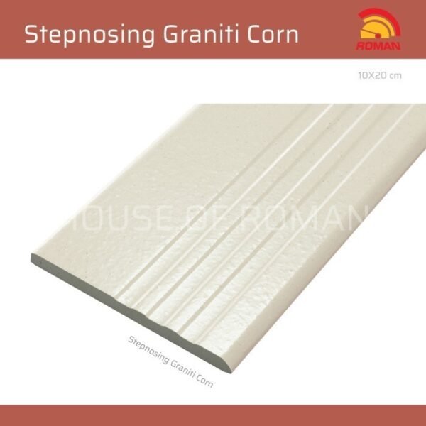 Termurah ROMAN KERAMIK Stepnosing Graniti Corn 10x20 R1301 Gol A - Image 2