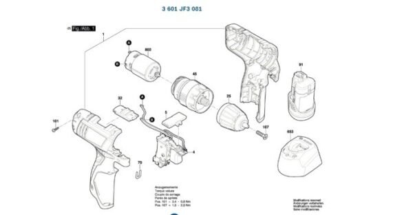 TERMURAH 2607200638 BOSCH SWITCH GSR 6-25 TE BOSCH ORIGINAL - Image 2