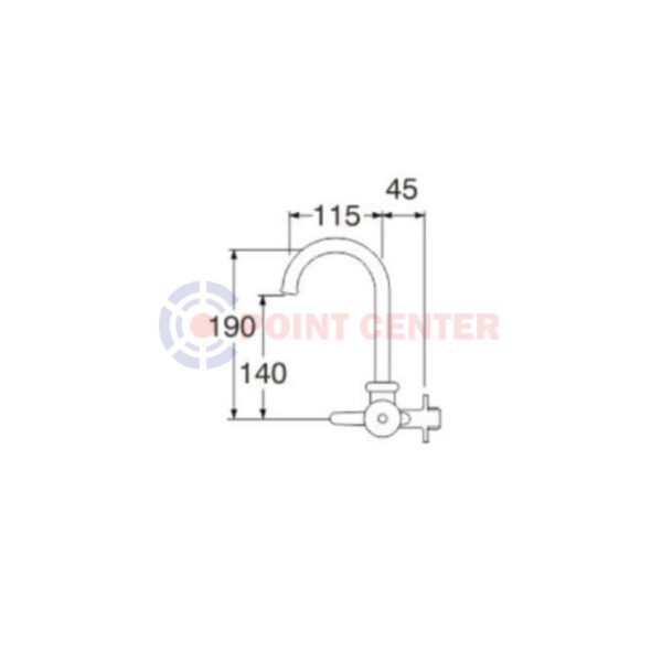 TERMURAH SAN EI A26JMR KRAN DAPUR / KRAN SINK / KRAN ANGSA - Image 2