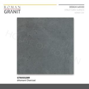 TERMURAH ROMAN GRANIT 60 X 60 GT605528R DASMANT CHARCOAL