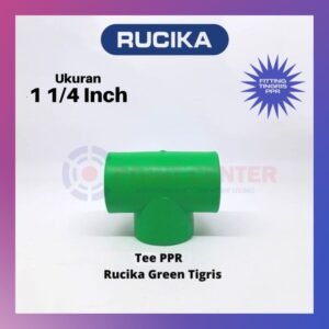 TERMURAH TEE TE T PPR 1-1/4" 1-1/4 INCH 40MM RUCIKA TIGRIS