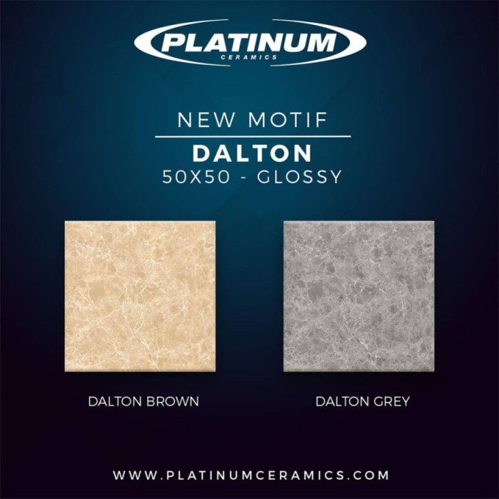 TERMURAH PLATINUM KERAMIK 50/50 DALTON GREY - Image 2