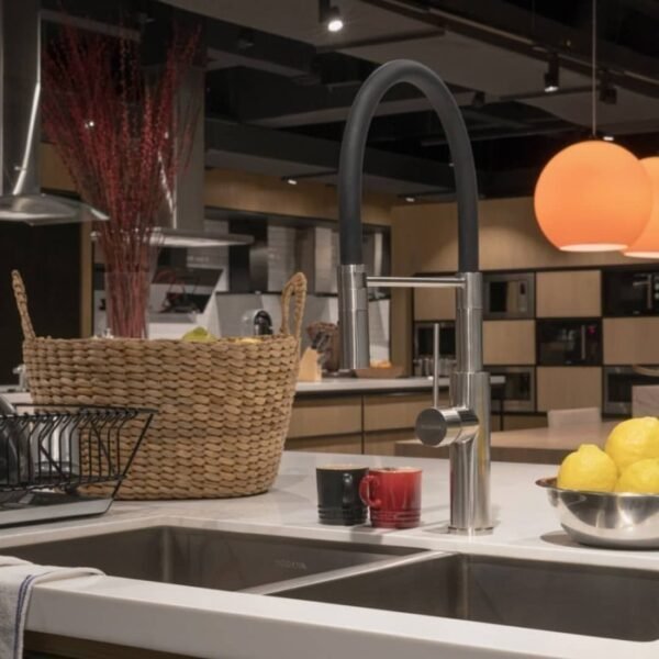 TERMURAH MODENA KT 3560 KRAN DAPUR / KRAN ANGSA KITCHEN TAP BLACK - Image 2