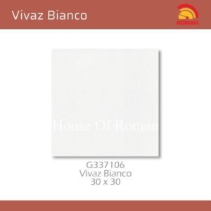 TERMURAH ROMAN KERAMIK 30 X 30 G337106 VIVAZ BIANCO GOL C