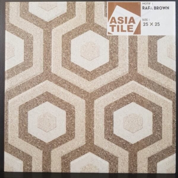 TERMURAH ASIA KERAMIK 25/25 RAFA BROWN