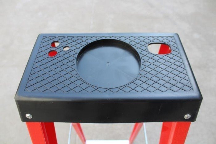 TERMURAH DENKO Tangga Lipat Fiberglass FEL 108 8 Steps 2.4 Mtr MERAH - Image 4