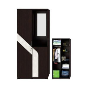 TERMURAH ACTIV FURNITURE SPIN LPM 232 LEMARI PAKAIAN MEJA 2 PINTU KAYU