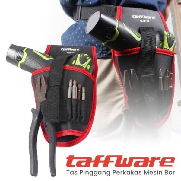 TERMURAH TAFFWARE TAS PINGGANG PERKAKAS MESIN BOR TOOL - GJ0197