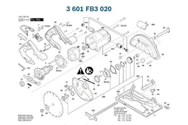 TERMURAH 1619P01696 BOSCH ARMATURE GKS 235 / SPARE PART - Image 2