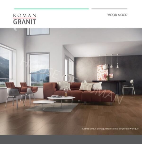 TERMURAH ROMAN GRANIT 20 X 120 GT1222200R DHYBRIDA OAK - Image 2