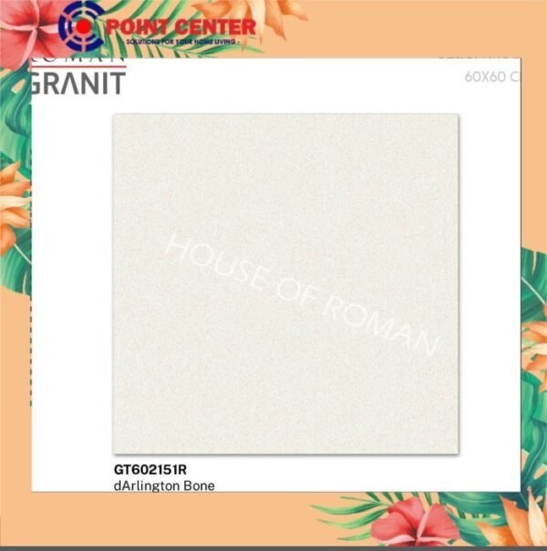 TERMURAH ROMAN GRANIT 60 X 60 GT602151R DARLINGTON BONE
