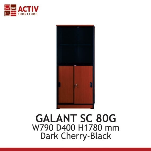 TERMURAH ACTIV FURNITURE GALANT SC 80 G LEMARI RAK HIAS BUFFET 80 X178