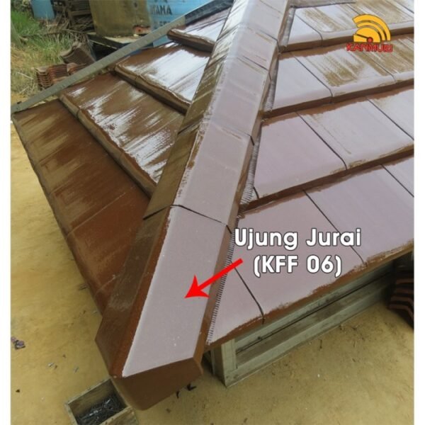 TERMURAH KANMURI KFF-06 GENTENG UJUNG JURAI NATURAL FULL FLAT - Image 3