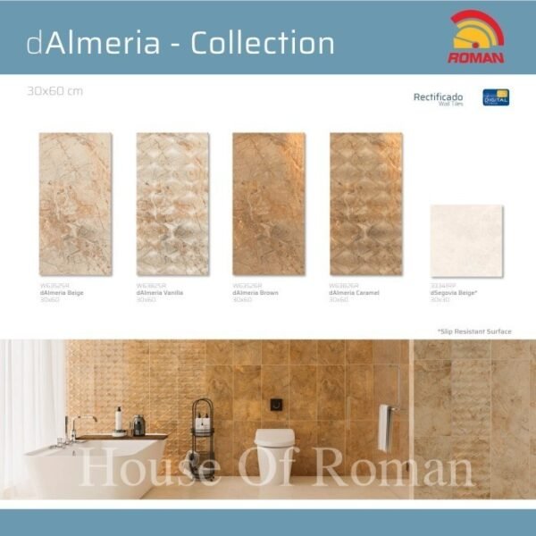 TERMURAH ROMAN KERAMIK 30 x 60 R W63826R DALMERIA CARAMEL GOL. D - Image 3