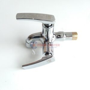 TERMURAH IGM IK 058 KRAN CABANG DOUBLE HANDLE 1/2" KUNINGAN + CHROME