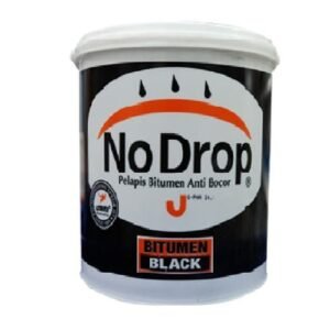 TERMURAH NO DROP CAT PELAPIS ANTI BOCOR BITUMEN BLACK 5KG