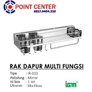 TERMURAH IR-033 RAK DAPUR RAK TEMPAT BUMBU RAK SERBAGUNA