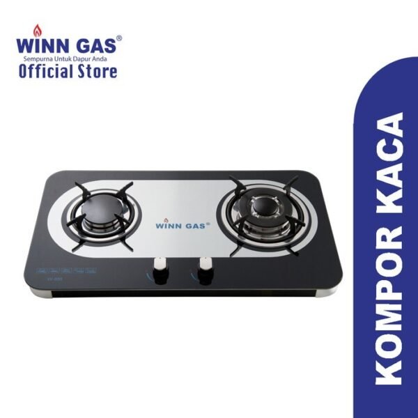 TERMURAH WINN GAS KOMPOR KACA 2 TUNGKU W888