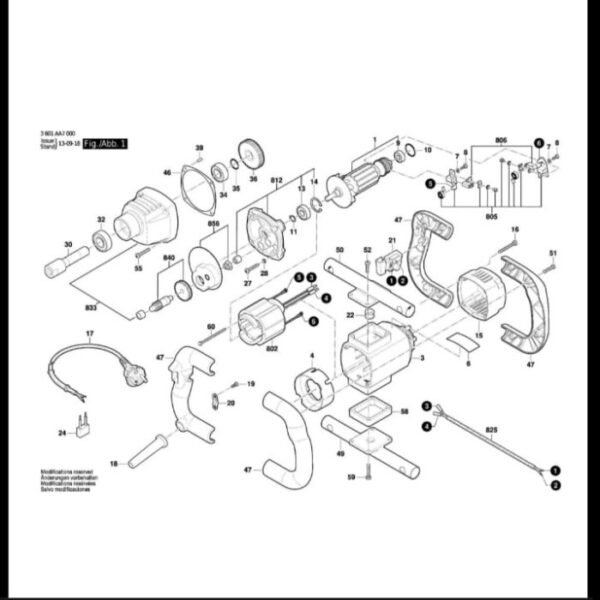 TERMURAH 1604010B1U BOSCH ARMATURE ROTOR ANKER GRW 12 E - Image 3