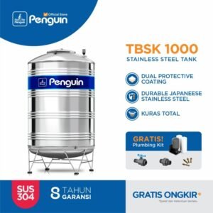 TERMURAH PENGUIN TANGKI / TOREN / TANDON STAINLESS TBSK 1000 1000 L