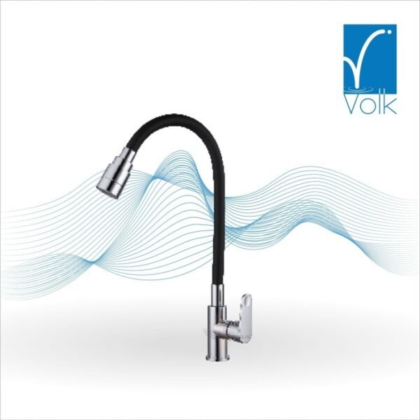 TERMURAH VOLK PRAHA KX-806 KRAN SINK DECK SILICON KUNINGAN