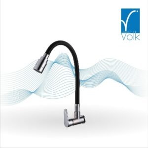 TERMURAH VOLK PRAHA KX-802 KRAN SINK TEMBOK/DINDING SILICON KUNINGAN